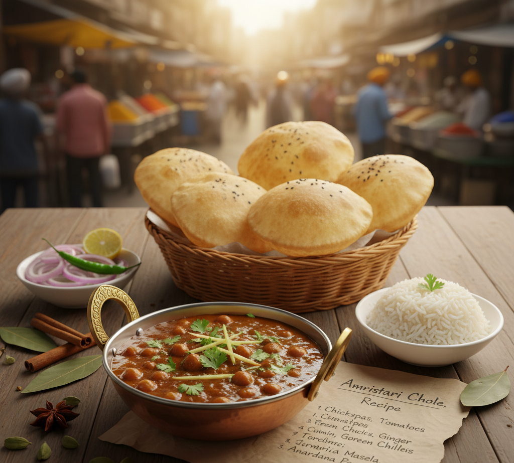 Amritsari Chole Recipe – Authentic, Spicy & Dhaba-Style