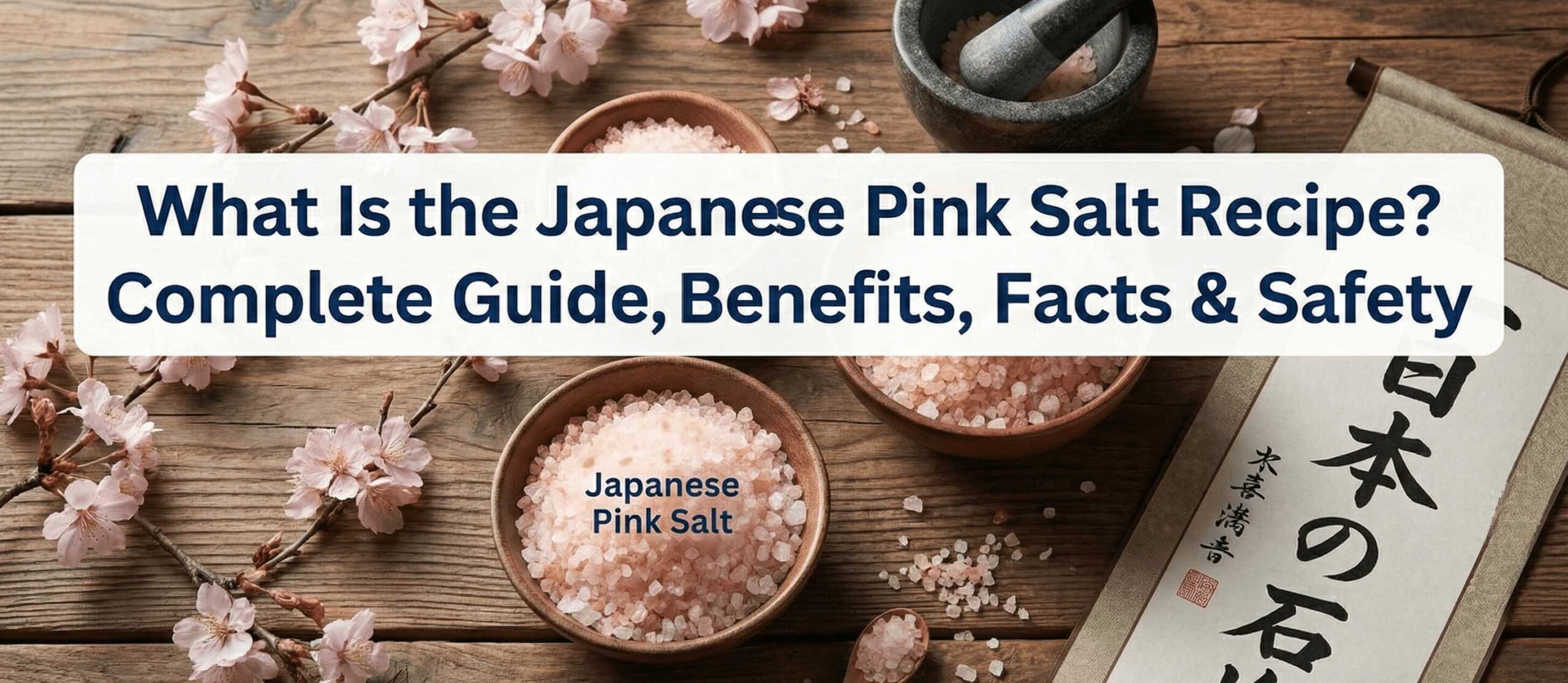 What Is the Japanese Pink Salt Recipe? Complete Guide, Benefits, Facts & Safety