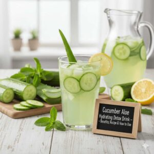 Cucumber Aloe Hydrating Detox Drink – Benefits, Recipe & How to Use