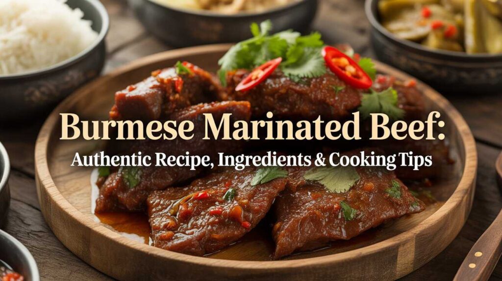 Burmese Marinated Beef: Authentic Recipe, Ingredients & Cooking Tips