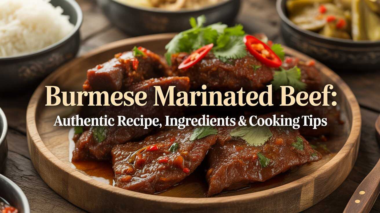 Burmese Marinated Beef
