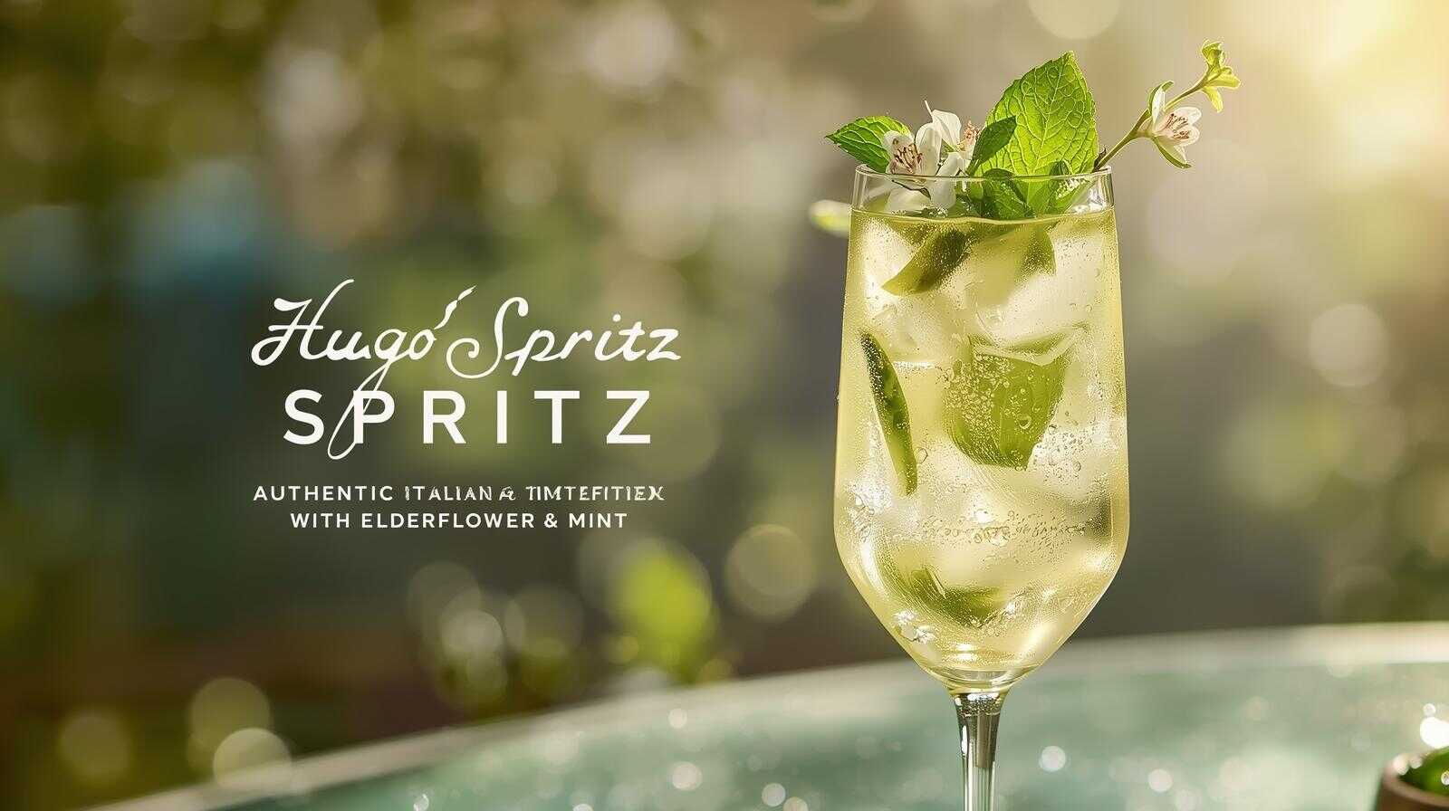 Hugo Spritz Recipe – Authentic Italian Cocktail with Elderflower & Mint