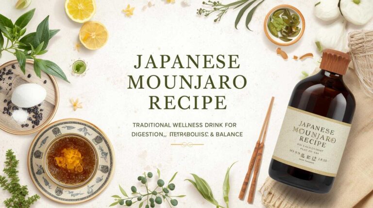 Japanese Mounjaro Recipe – Traditional Wellness Drink for Digestion, Metabolism & Daily Balance