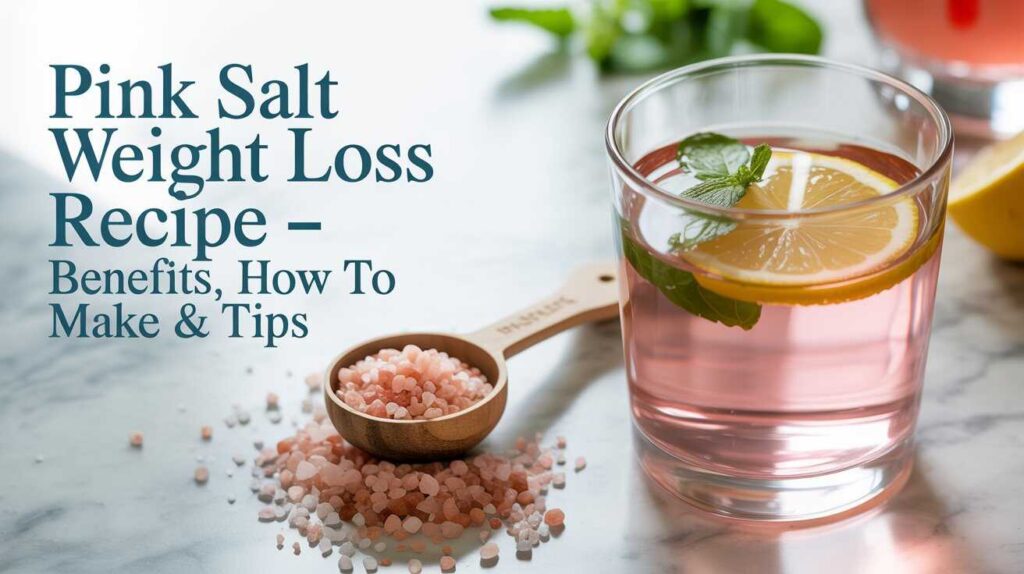 Pink Salt Weight Loss Recipe – Benefits, How to Make & Tips