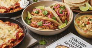 Shredded Chicken Recipes: Easy, Healthy & Flavorful Ideas